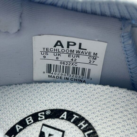 NWT APL Mens Blue Techloom Wave Sneaker Size 9 Running Activewear Low Top - Picture 12 of 14
